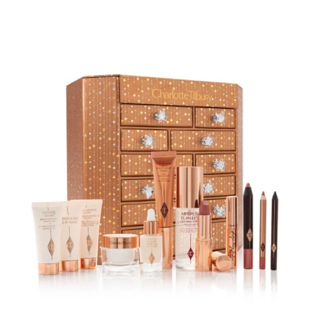 Charlotte Tilbury advent calendar Beauty Set in rose Gold